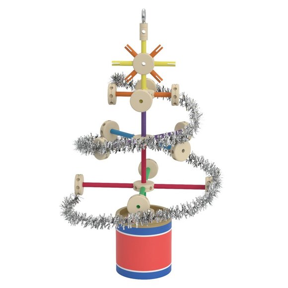 NEW Hallmark Keepsake 2019 Hasbro Tinkertoy Tree Ornament - Picture 2 of 5